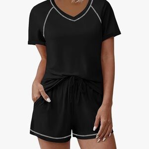 Black Women's Sleepwear Set